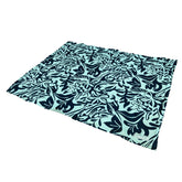 Coleman cooling mat navy botanical front view provides stylish cooling for pets on hot days.