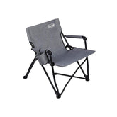 Coleman Forester Series deck chair with a sturdy steel frame for stable outdoor seating.