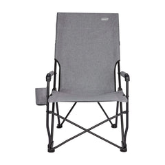 Coleman Forester Series Sling Chair folded for easy transport and storage