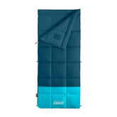Coleman Kompact sleeping bag open layout showing warmth for chilly nights