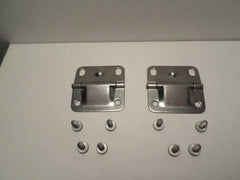 Coleman lid hinge installation showing quick face-mount alignment