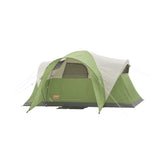 Coleman Montana 6-Person Tent front porch area shows dry entry and gear storage benefits