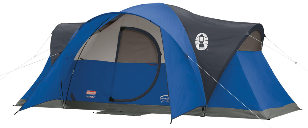 Coleman Montana 8-Person Tent door: hinged access for smooth entry and exit.