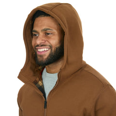 Coleman Polar fleece-lined jacket uses heavy fabric for durable outdoor wear.