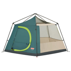 Coleman Polygon 5 wide-entry door for easy access