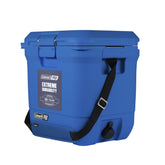 Coleman Pro 25qt heavy-duty cooler with insulated lid for longer ice retention in outdoor use