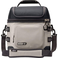 Coleman Pro soft cooler exterior rugged shell for durable outdoor use.
