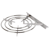 Coleman RoadTrip Swaptop steel stove grate enables stable outdoor cooking.