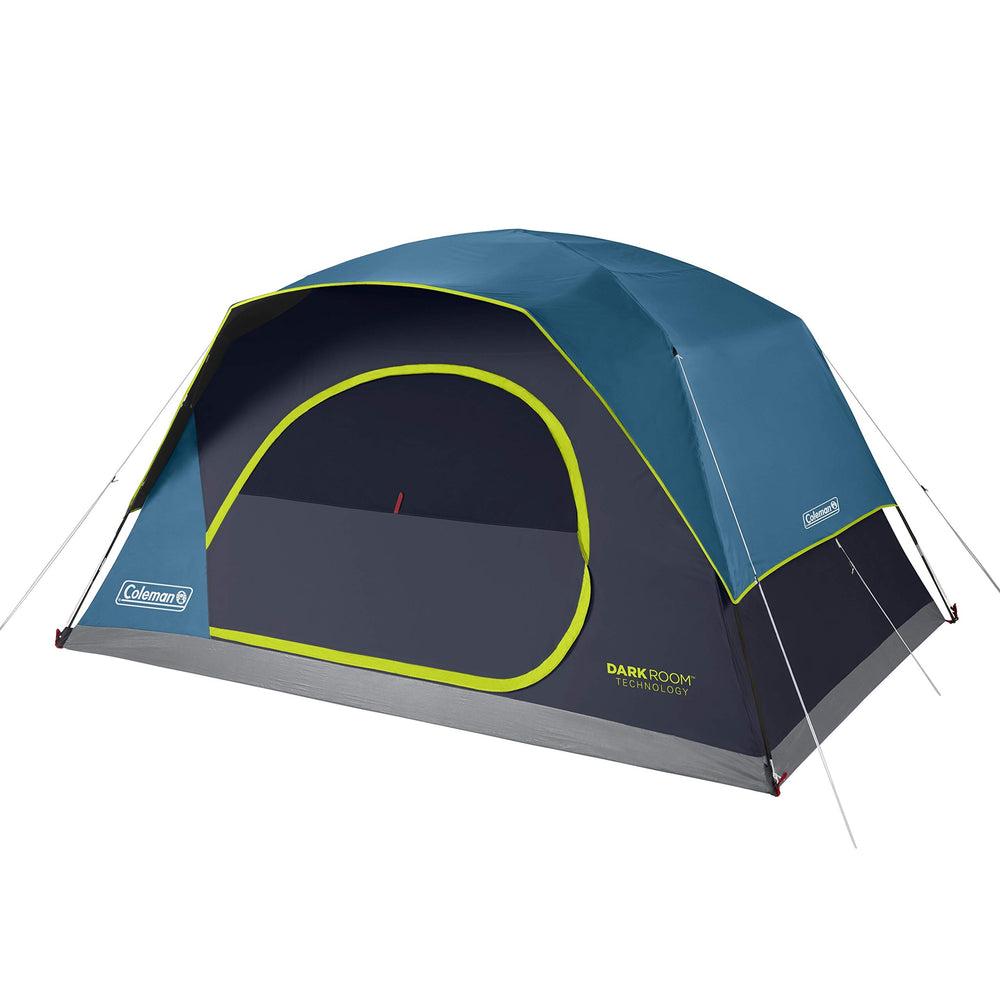 Coleman Skydome 8-person tent pitched for easy family camping setup