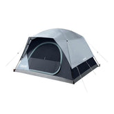 Coleman Skydome tent demonstrating a quick 5-minute setup for busy campsites