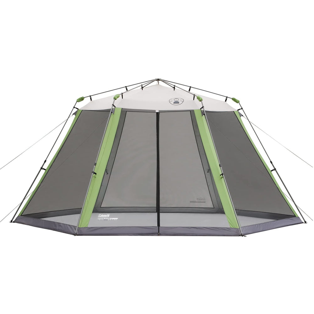 Coleman Skylodge Screened Canopy Tent shows quick setup for family shade outdoors