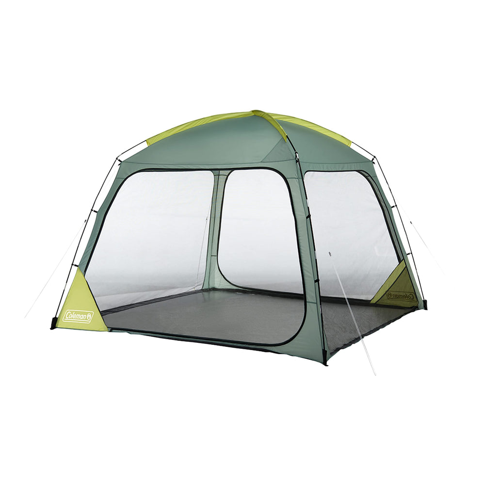 Coleman Skyshade 10x10 dome setup for easy shade and quick setup