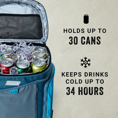 Coleman Sportflex Soft Cooler front pocket adds space for utensils and napkins.