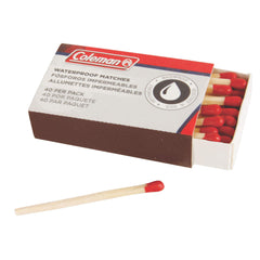 Coleman waterproof matches with extra-large heads for easy lighting