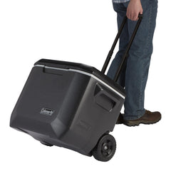 Coleman Xtreme leak-proof drain simplifies emptying melted ice.