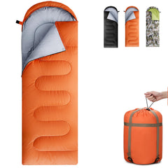 COLIKESEA sleeping bag warmth 33°F for cozy cool-weather camping.