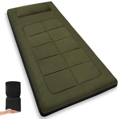 COLMERD floor mattress 80x36, rolled compactly for easy transport and storage.