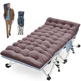 COLMERD XXL cot frame provides sturdy outdoor sleeping support.