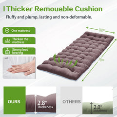 COLMERD cot side pocket keeps essentials close during camping.