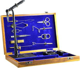 Colorado Anglers Z798 Deluxe Tool Kit with wooden carrying case