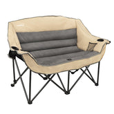 Colorsoul 2-person camping chair open layout showing spacious seating for two adults, great for shared outings.