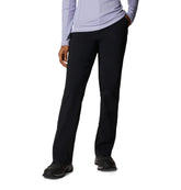 Columbia Back Beauty Softshell Pant front view shows weather-ready fabric for light rain
