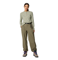 Columbia Brea Falls nylon pant waist with belt and drawcord for secure fit