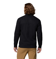 Columbia Hart Mountain II Half Zip zipper-collar detail enables adjustable warmth on cool days.