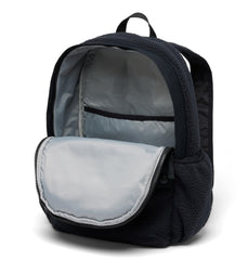 Columbia Helvetia 14L backpack front pocket and bottle pockets for quick-access essentials.