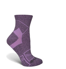 Columbia Hiker Quarter Socks Gumdrop arch support for a secure hiking fit.