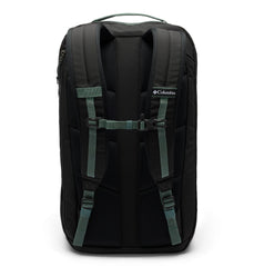 Columbia Landroamer backpack, rain forest black side view for easy access
