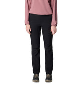 Columbia Leslie Falls II Stretch Pant black front view for versatile town-to-trail wear