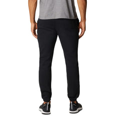 Elastic waist closeup on Columbia trek jogger showing adjustable fit