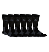 Columbia Moisture Control Crew Socks provide a secure, stay-in-place fit for daily wear