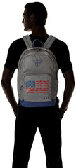 Columbia PFG Zigzag 22L side pocket detail ideal for a water bottle or small essentials.