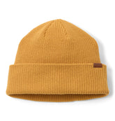 Columbia Portside Fisherman Beanie Maple Sugar, front view, warm for cool days.