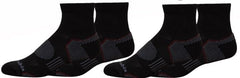 Columbia quarter balance point sock pack offers arch support and moisture management for hiking