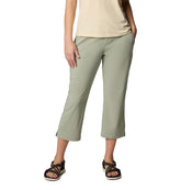 Columbia Women's All Seasons Capri Safari front view showcasing breathable stretch fabric for movement