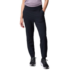 Columbia women's All Seasons Slim Pull-On Pant, front view, UV protection in sun.