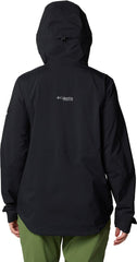Columbia Ampli-Dry II Shell hood detail with bonded brim for weather shielding