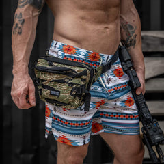 Combat Iron Nomad Recon exterior pocket layout enables quick access to essentials.