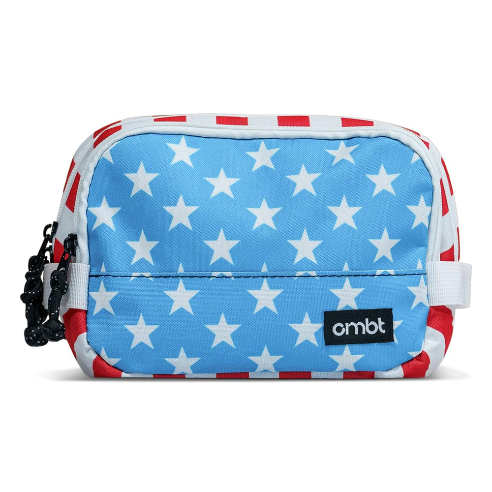 Combat Iron tactical fanny pack rear MOLLE pocket for quick gear access during outdoor activities.