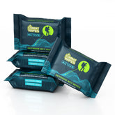 COMBAT WIPES ACTIVE outdoor wet wipes extra-thick pack for rugged adventures.