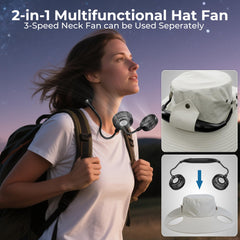 COMLIFE UPF 50+ wide brim detail showing sun protection and structured shape.