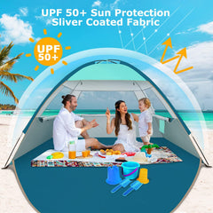 COMMOUDS beach tent UPF protection blocks sun exposure