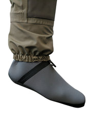 Compass 360 Deadfall wader with 4mm neoprene booties for warmth and protection.
