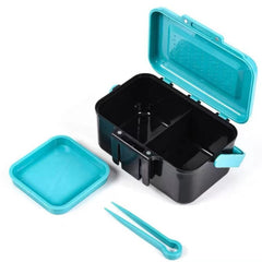 Dimensions of worm bait holder: 5.12 x 3.54 x 2.56 inches