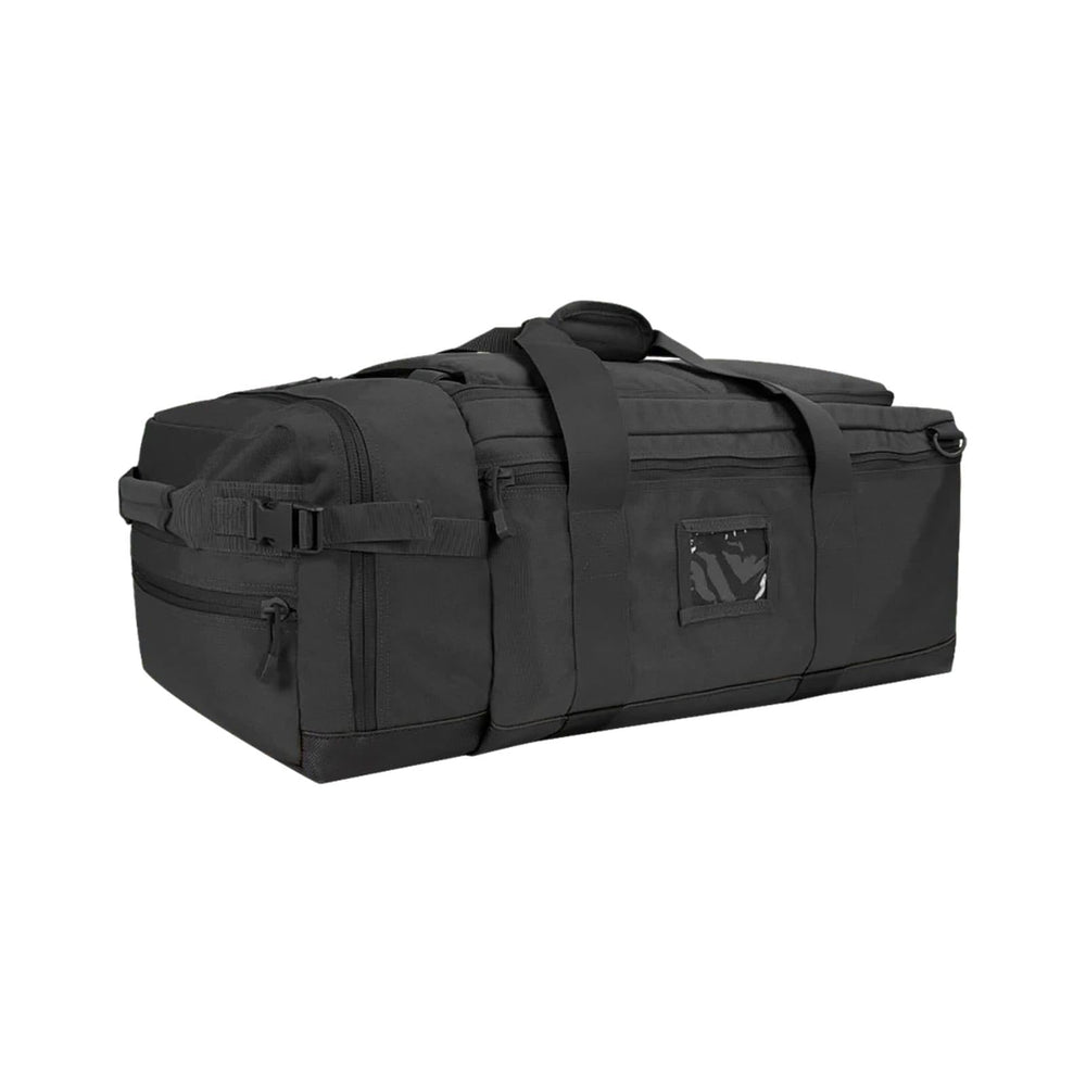 Condor Elite COLOSSUS duffle bag front view highlights 52L-capacity for travel and gear.