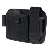 Condor Elite Annex Admin Pouch Black front view for compact organization on the go
