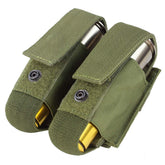 Condor Elite double 40mm grenade pouch olive drab, quick-access storage for ammo and accessories.